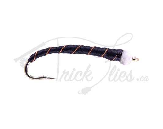 Ice Cream Cone White Head Black Body