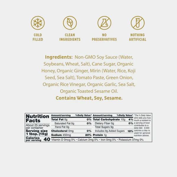 Bachan's Sweet Honey Japanese BBQ Sauce