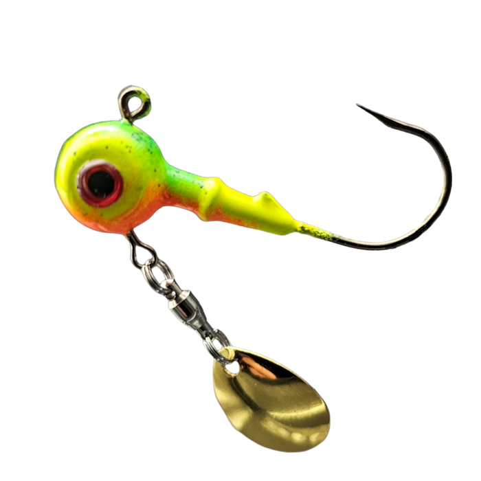 GTB Jig Heads 5/8oz 3D Eyes & Flasher 2/pk
