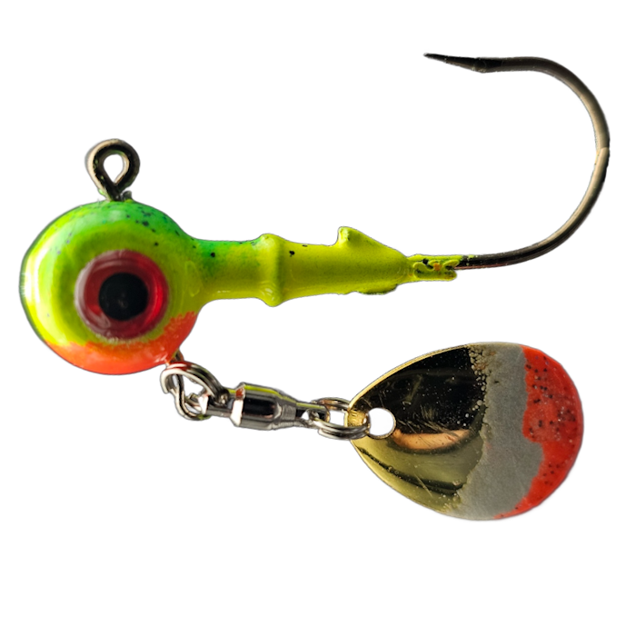 GTB Jig Heads 3/8oz 3D Eyes & Flasher 2/pk