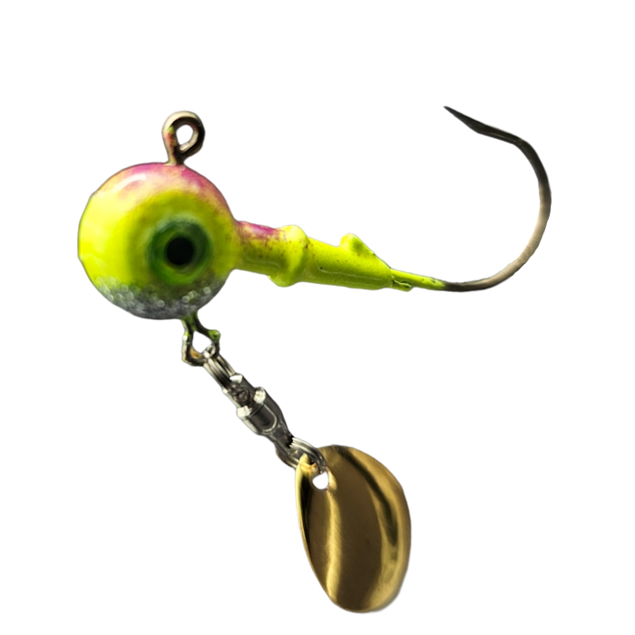 GTB Jig Heads 3/8oz 3D Eyes & Flasher 2/pk