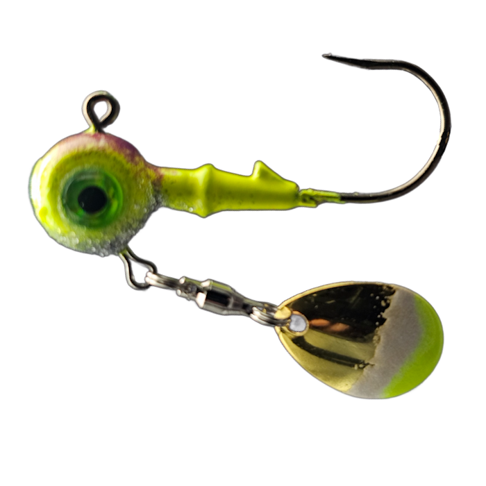 GTB Jig Heads 3/8oz 3D Eyes & Flasher 2/pk