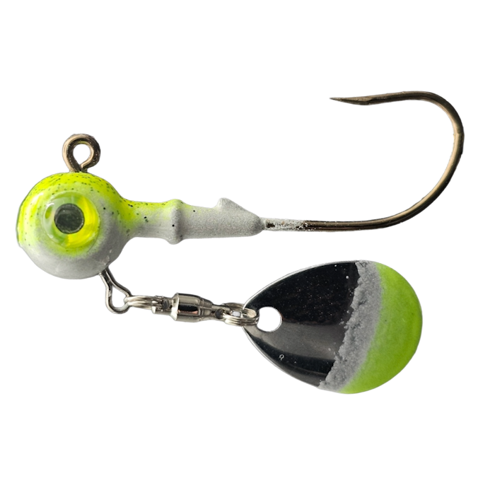 GTB Jig Heads 3/8oz 3D Eyes & Flasher 2/pk