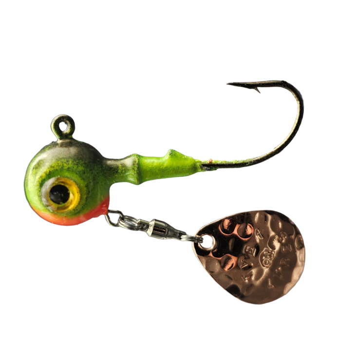 GTB Jig Heads 5/8oz 3D Eyes & Flasher 2/pk