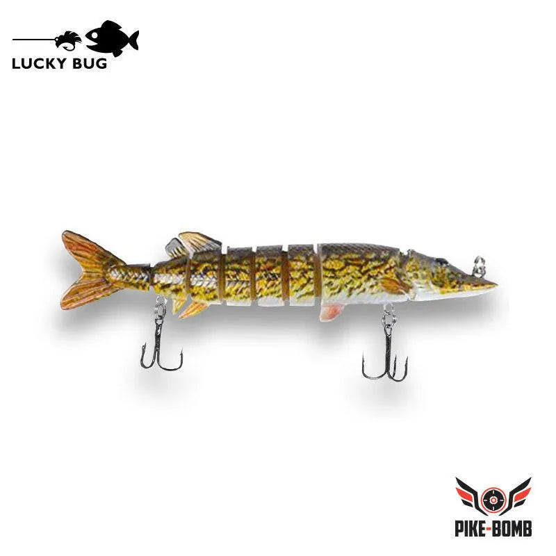 Lucky Bug 5" Pike Bomb Lures Jerk Minnow