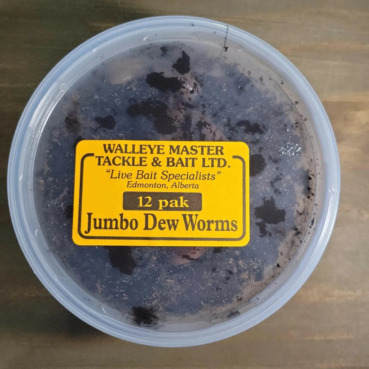 Jumbo Dew Worms 12/Tub.
