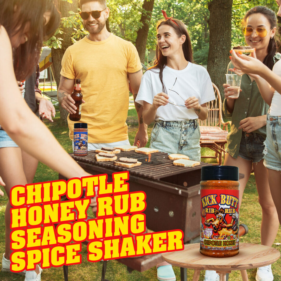 Kick Butt Chipotle Honey Rib Rub - 10oz