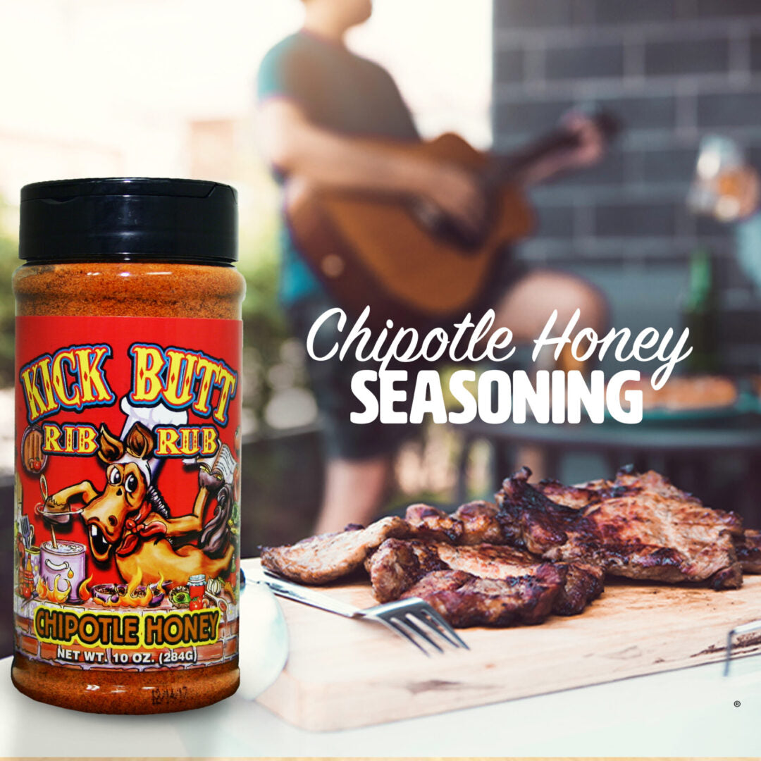 Kick Butt Chipotle Honey Rib Rub - 10oz