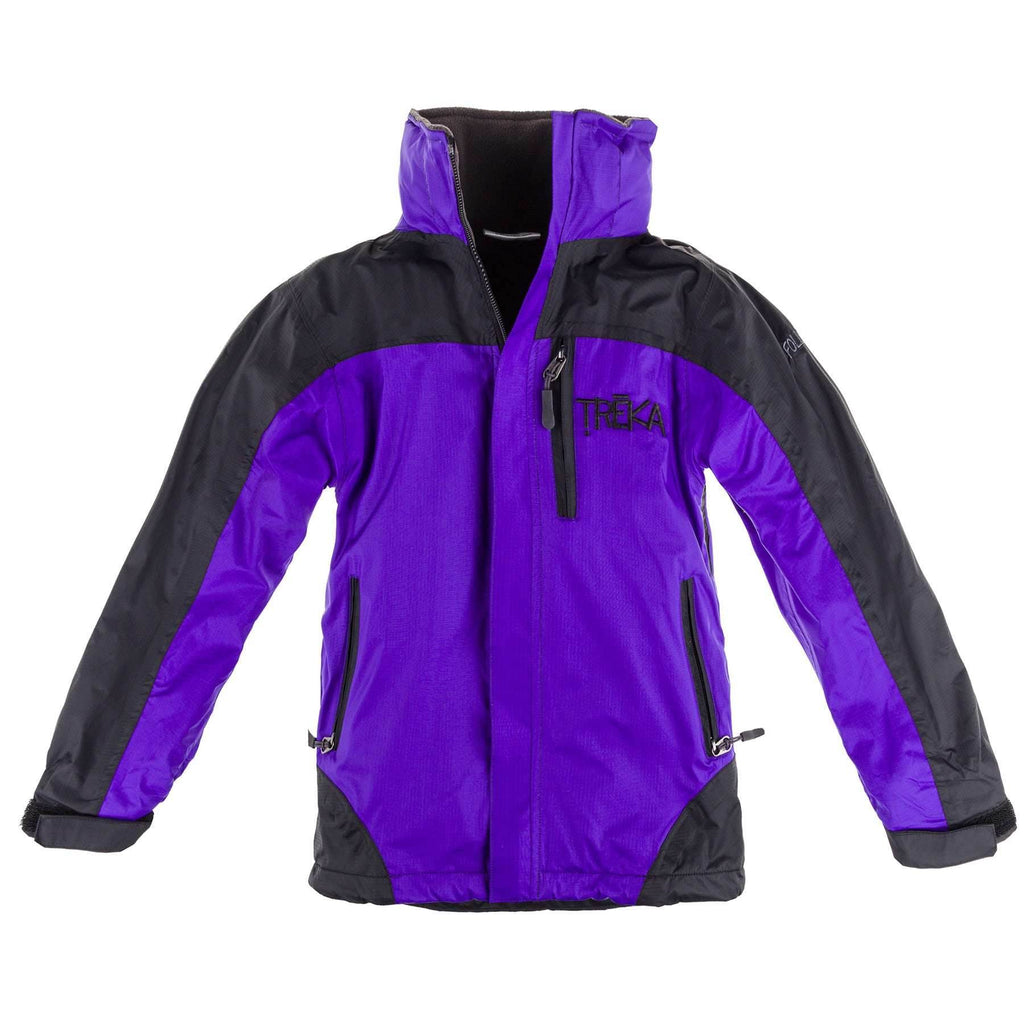 Kids Gorak Shep Unisex Outershell Jacket – Purple / Black