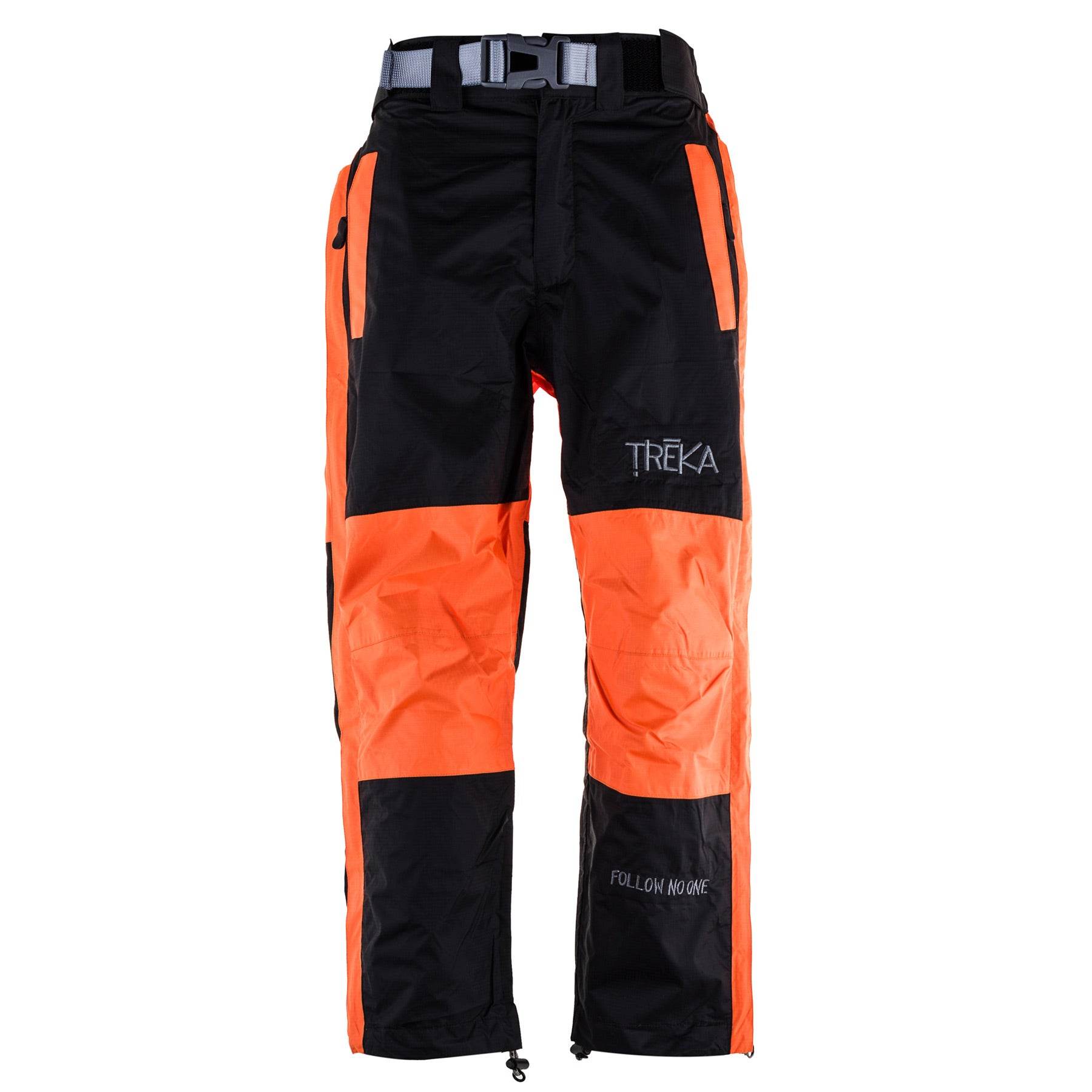 Kids Unisex Gorak Shep Outershell Pants – Orange / Black
