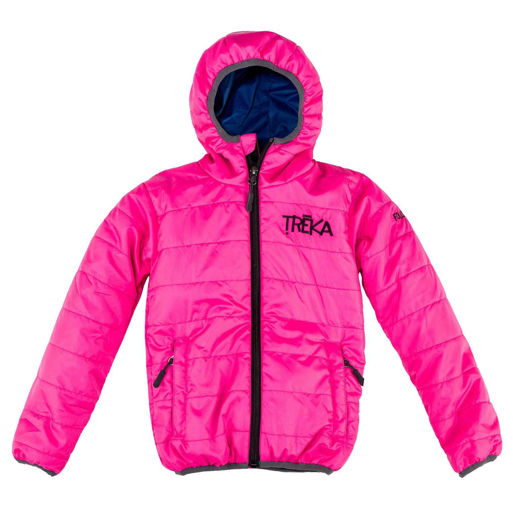 The Lukla Kids Unisex Insulated Jacket 150 GSM- Pink