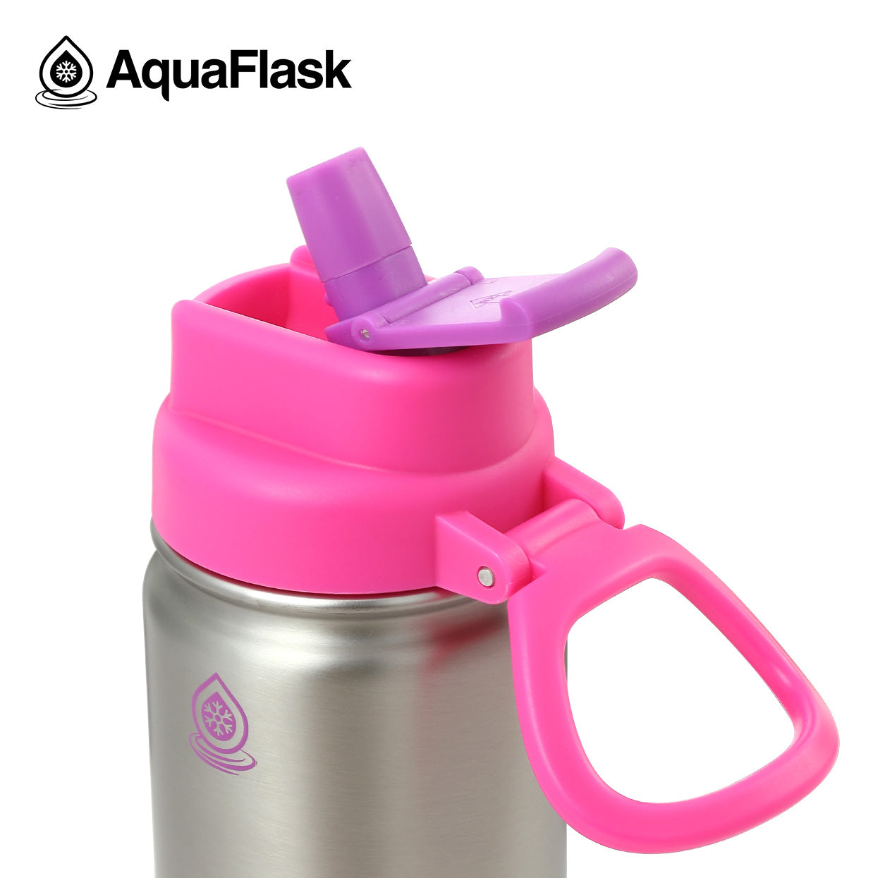 AquaFlask Kids FlipSip 414mL (14oz) Water Bottles