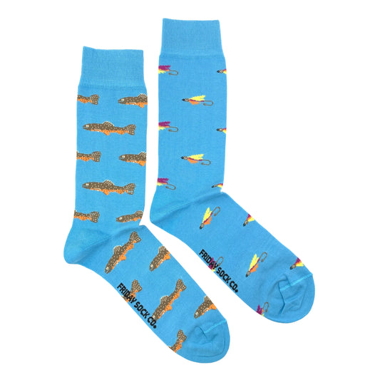 Friday Sock Co Men's Trout & Fly Socks