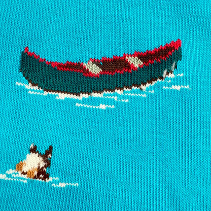 Friday Sock Co Men's Canada Mountain Scene Socks