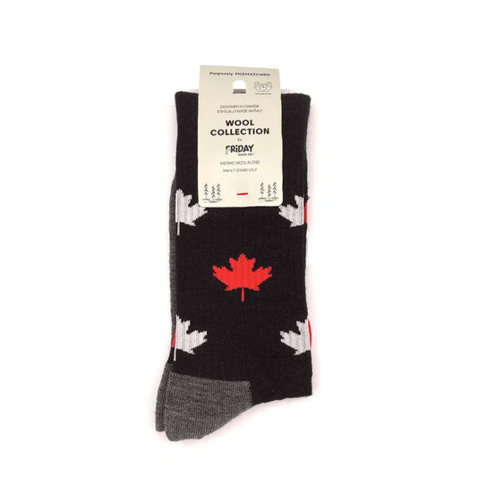 Friday Sock Co Men's Canada Merino Wool Socks