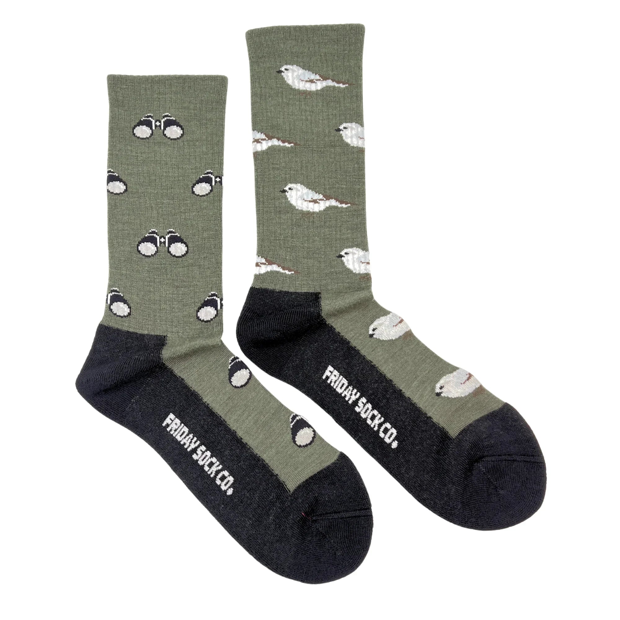 Friday Sock Co Men's Bird & Birdwatching Merino Wool Socks