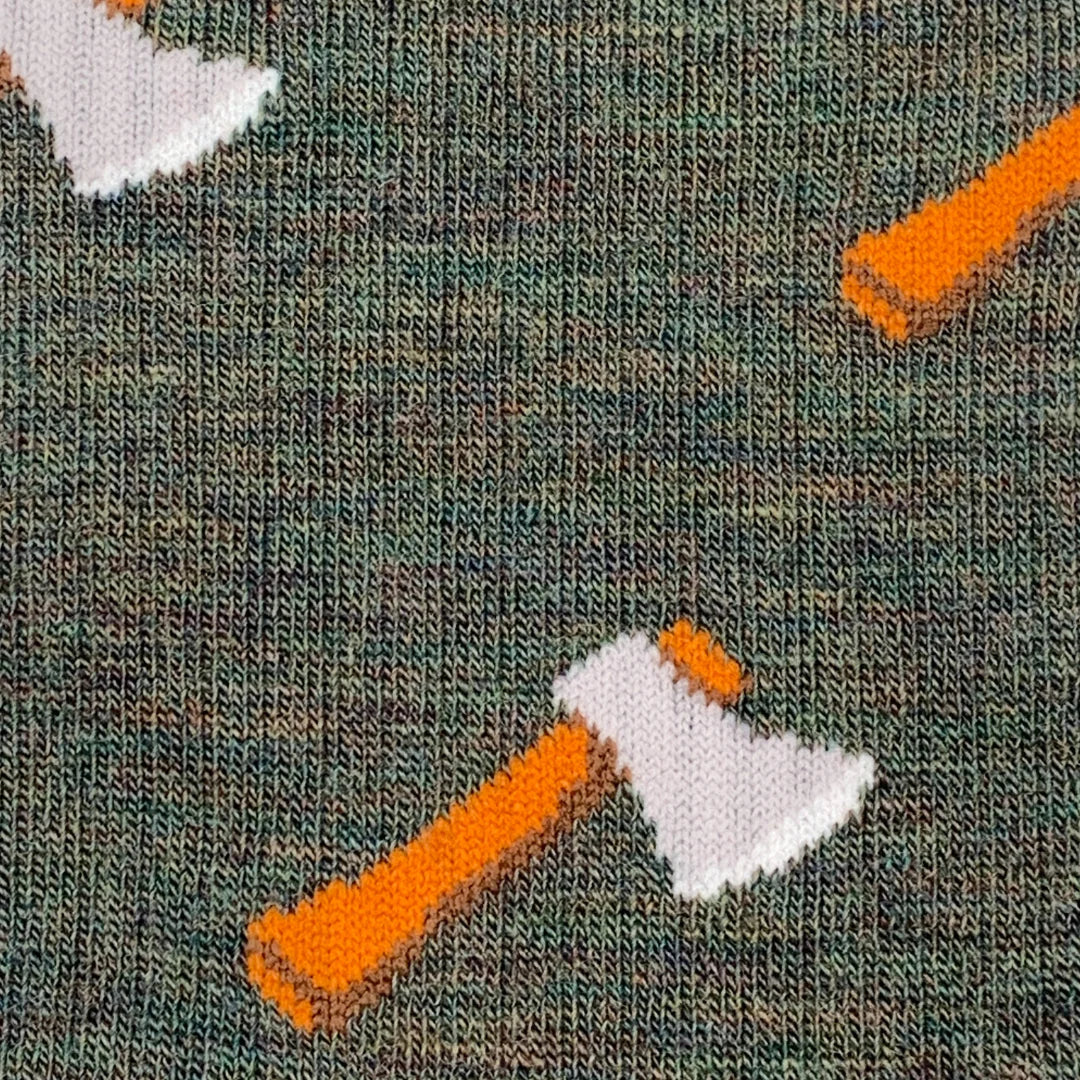 Friday Sock Co Men's Axe & Tree Merino Wool Socks