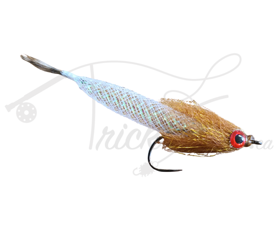 Mylar Hair Minnow Brown