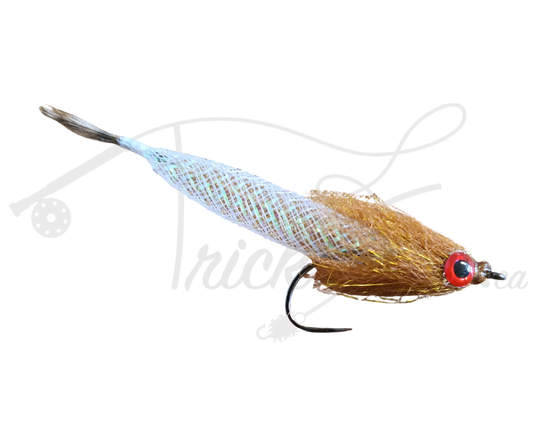 Mylar Hair Minnow Brown