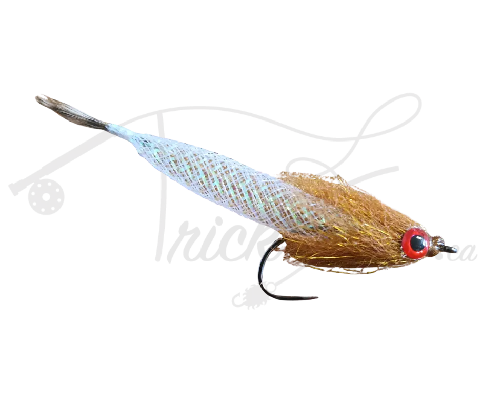 Mylar Hair Minnow Brown
