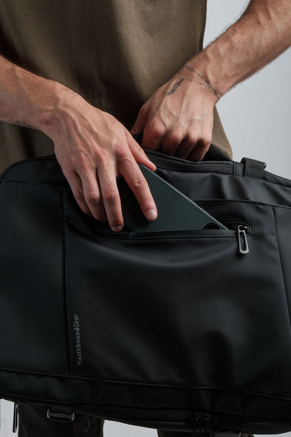 "Voyager" Expandable Backpack 26L / 38L with Built-in Rain Coat