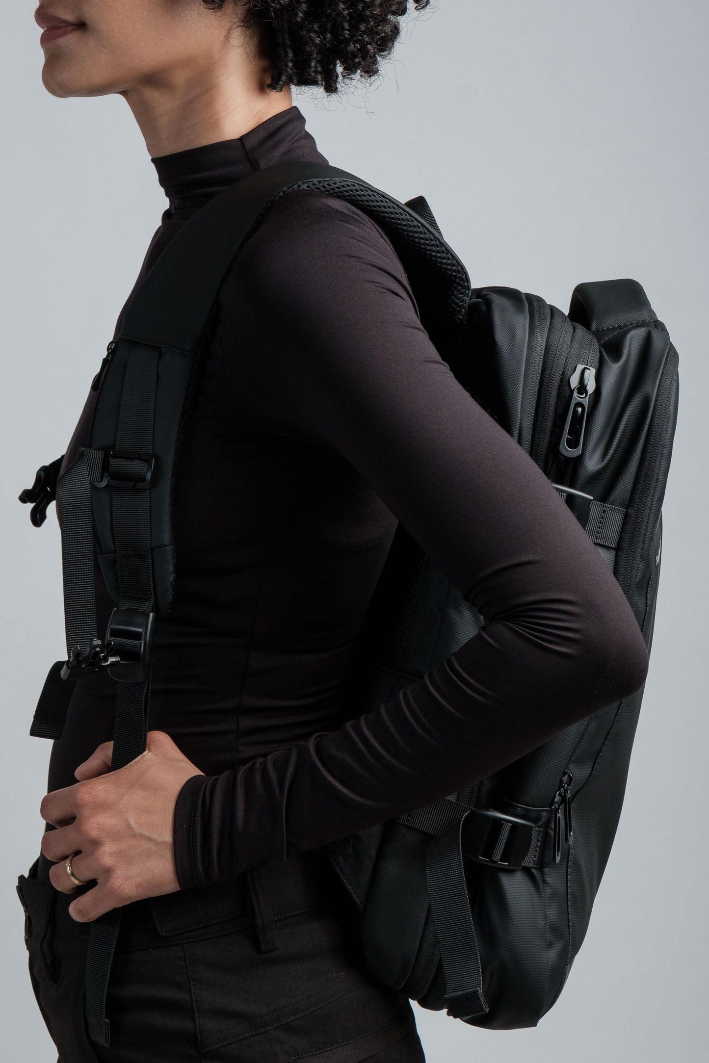 "Voyager" Expandable Backpack 26L / 38L with Built-in Rain Coat