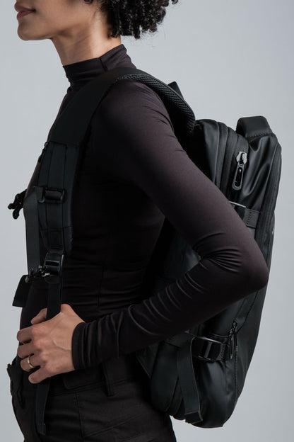 "Voyager" Expandable Backpack 26L / 38L with Built-in Rain Coat