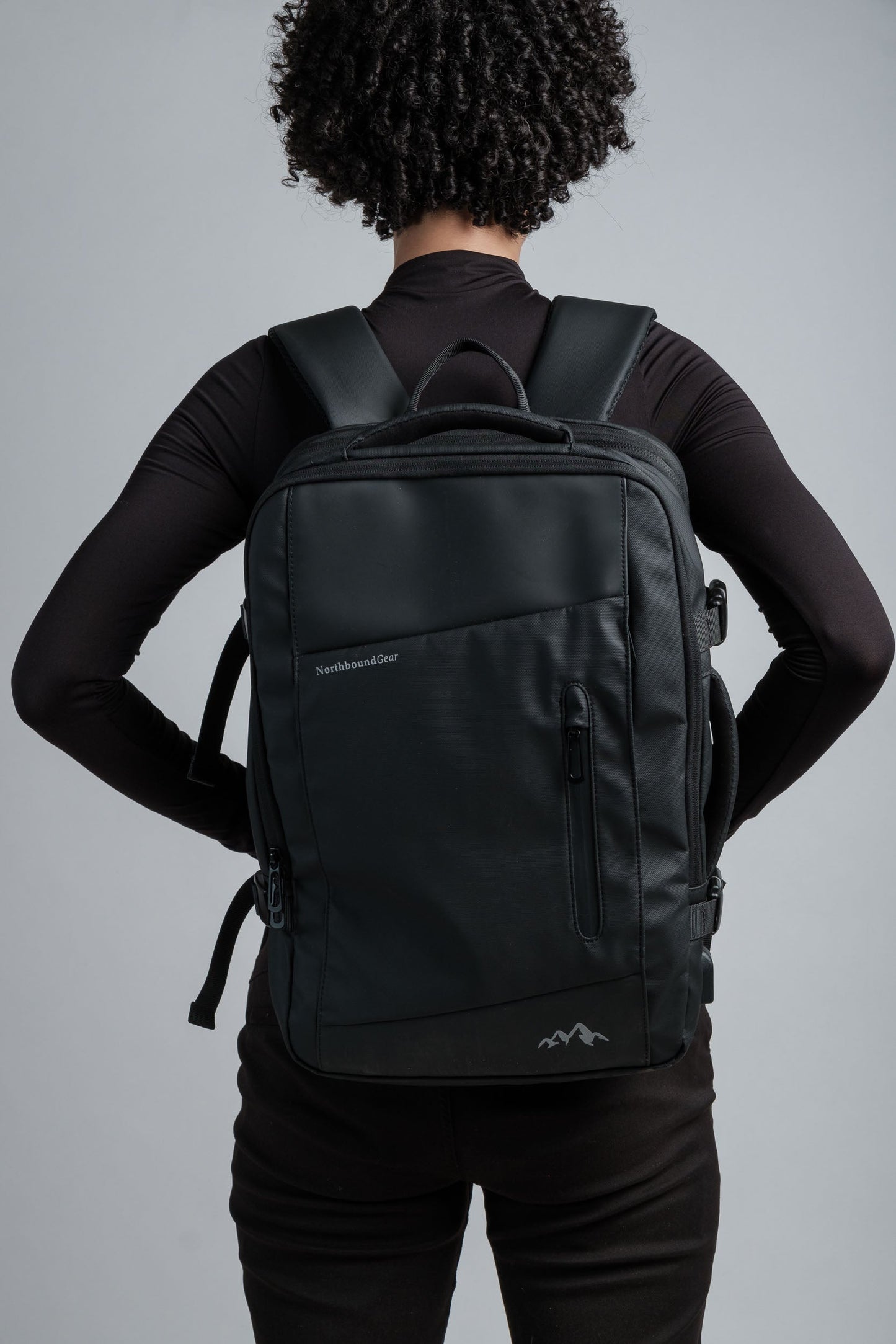 "Voyager" Expandable Backpack 26L / 38L with Built-in Rain Coat