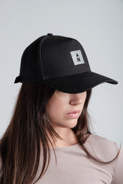 Water-Resistant Cap with Reflective "N"
