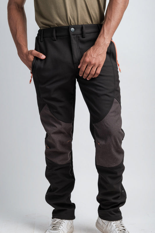 Men's Black Adventure Water Resistant Pants