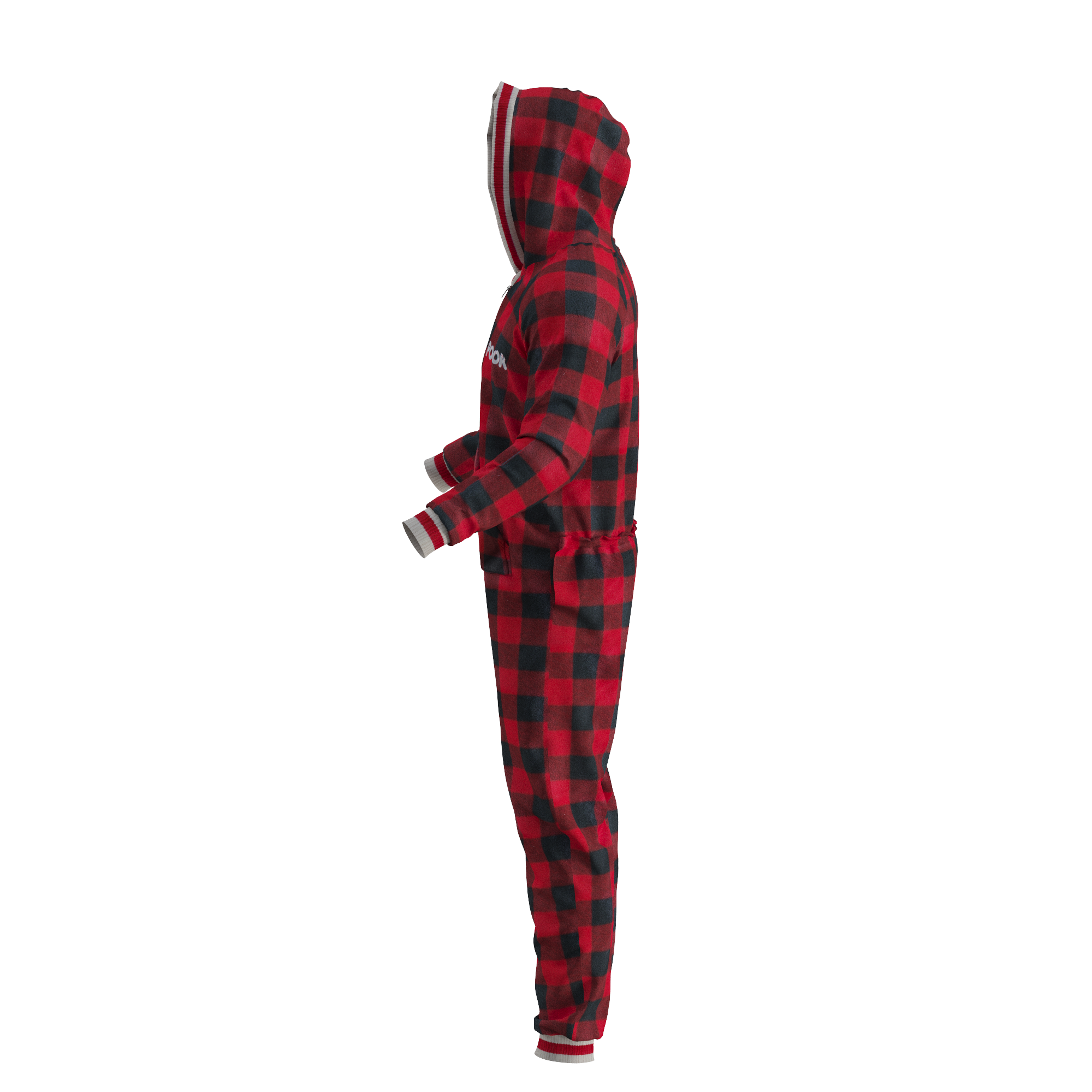 Pook Onesie - Red (Adult Unisex)