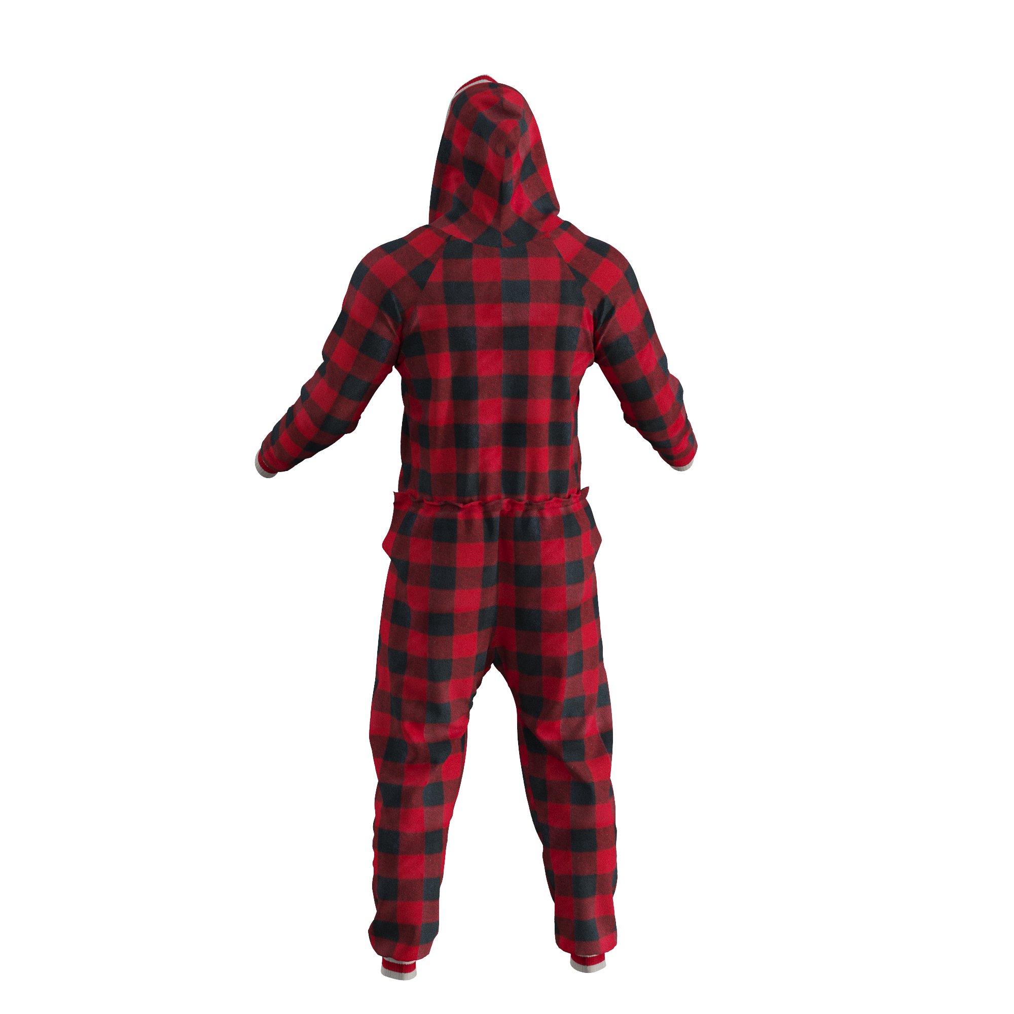 Pook Onesie - Red (Adult Unisex)