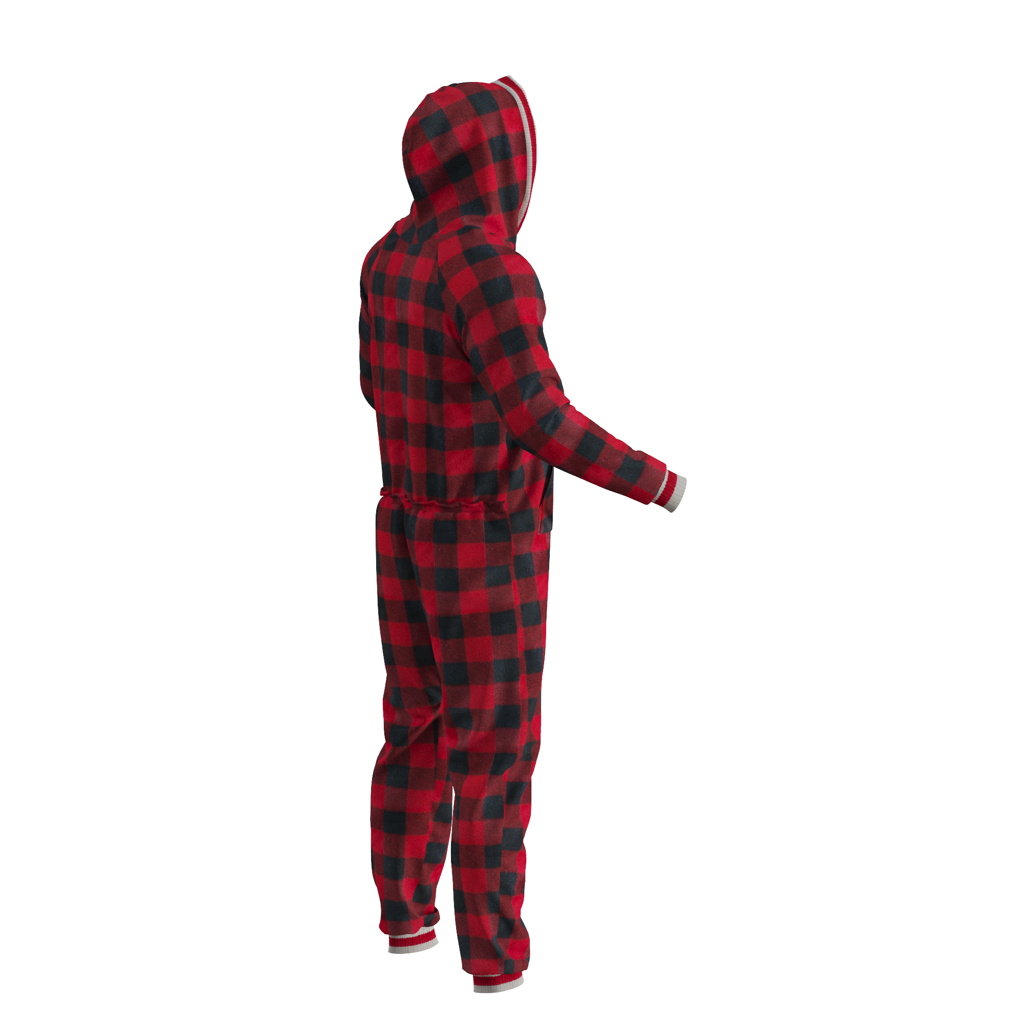 Pook Onesie - Red (Adult Unisex)