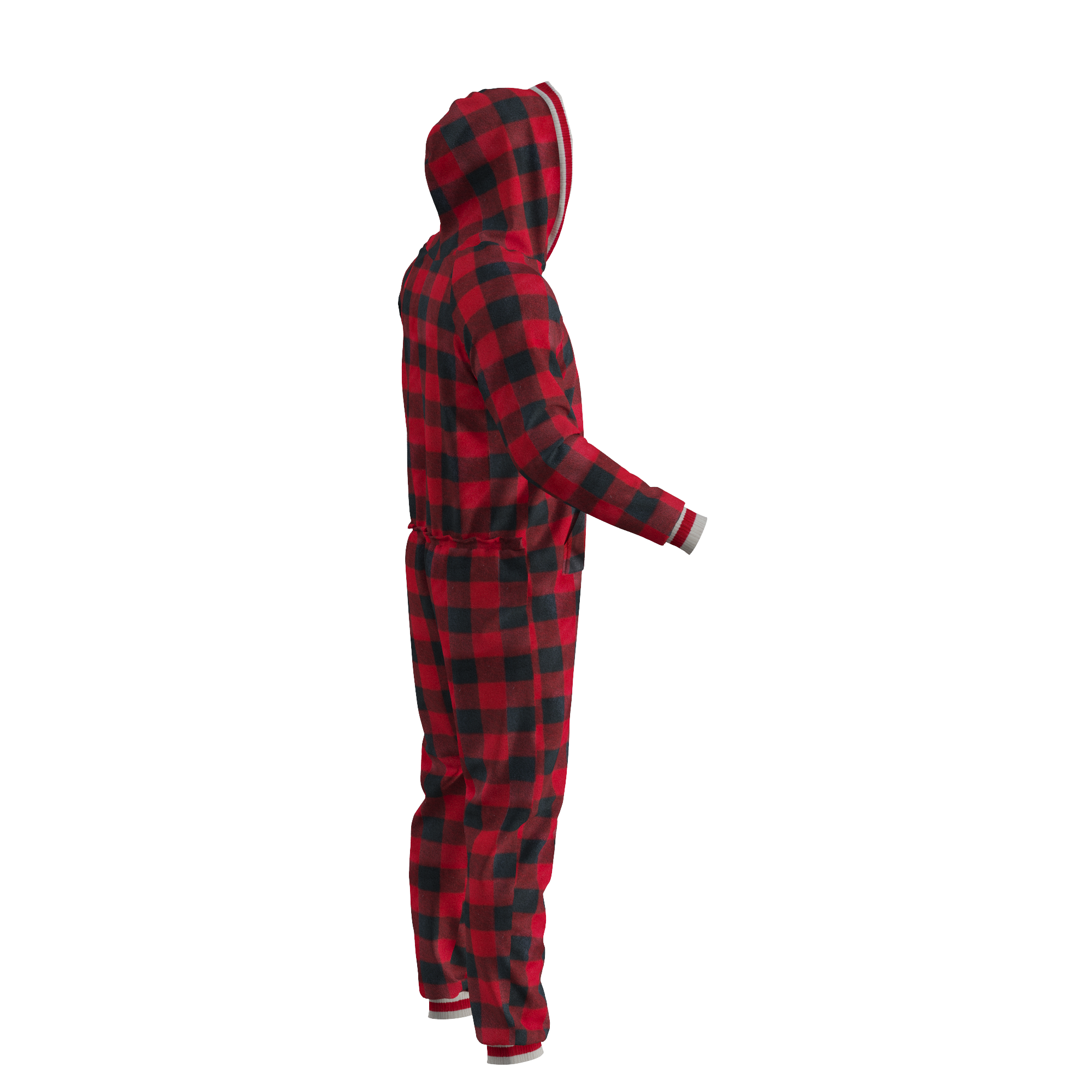 Pook Onesie - Red (Adult Unisex)