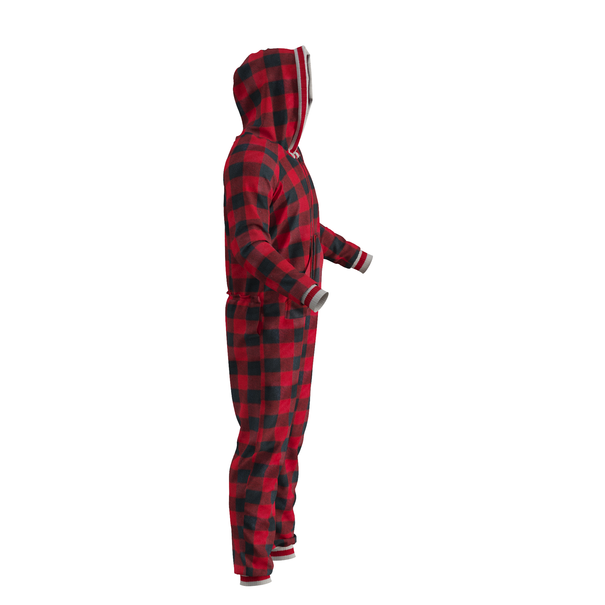 Pook Onesie - Red (Adult Unisex)