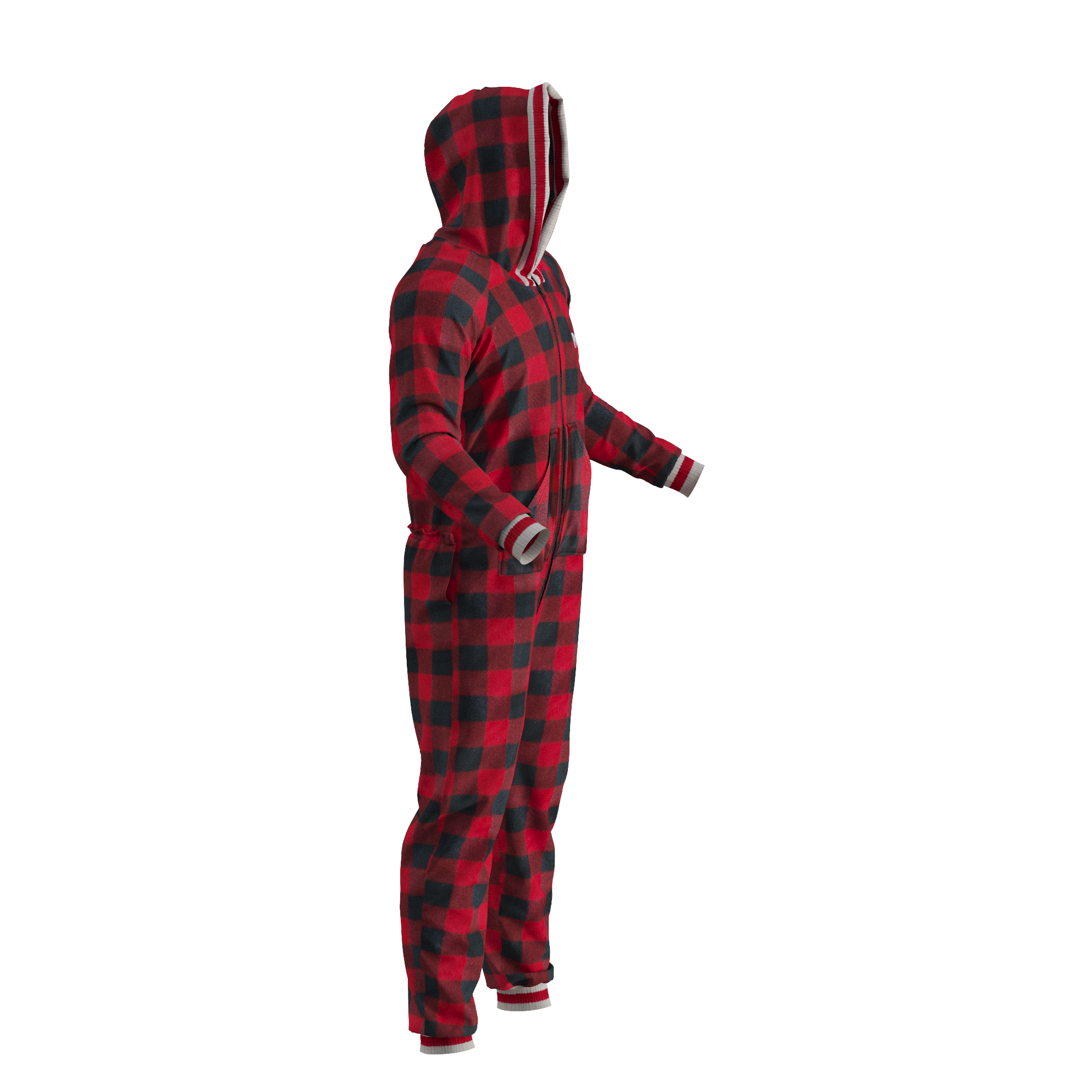 Pook Onesie - Red (Adult Unisex)