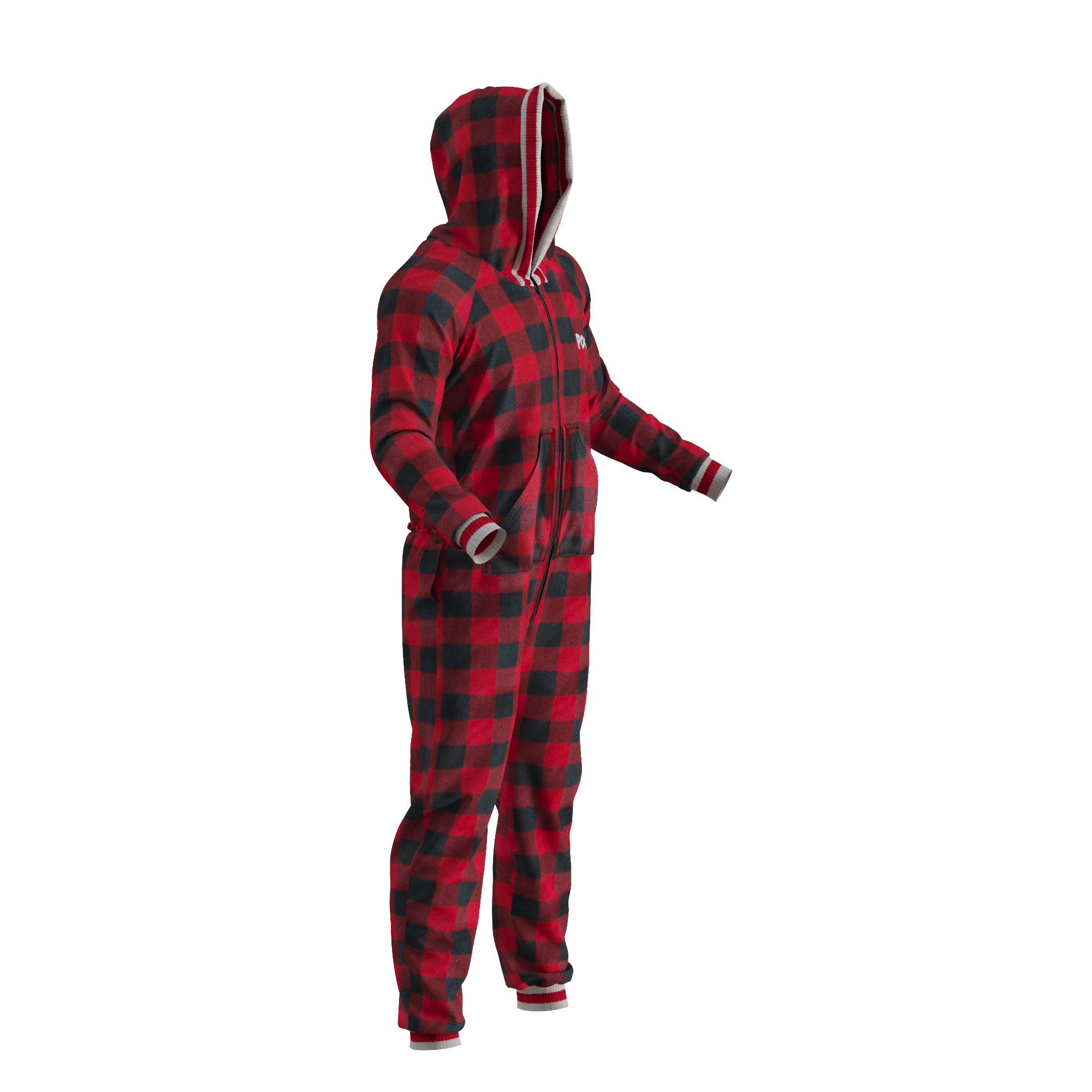 Pook Onesie - Red (Adult Unisex)