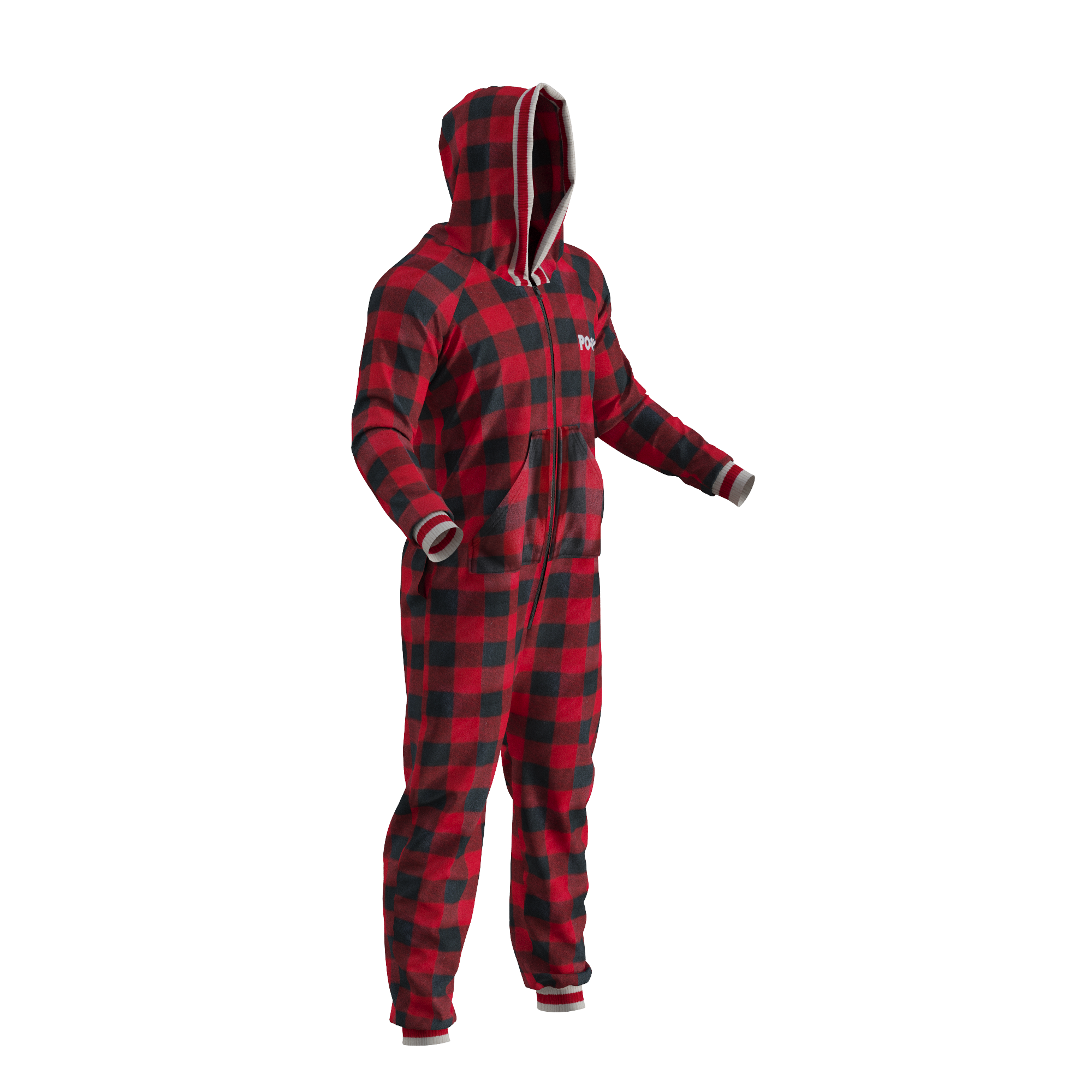 Pook Onesie - Red (Adult Unisex)