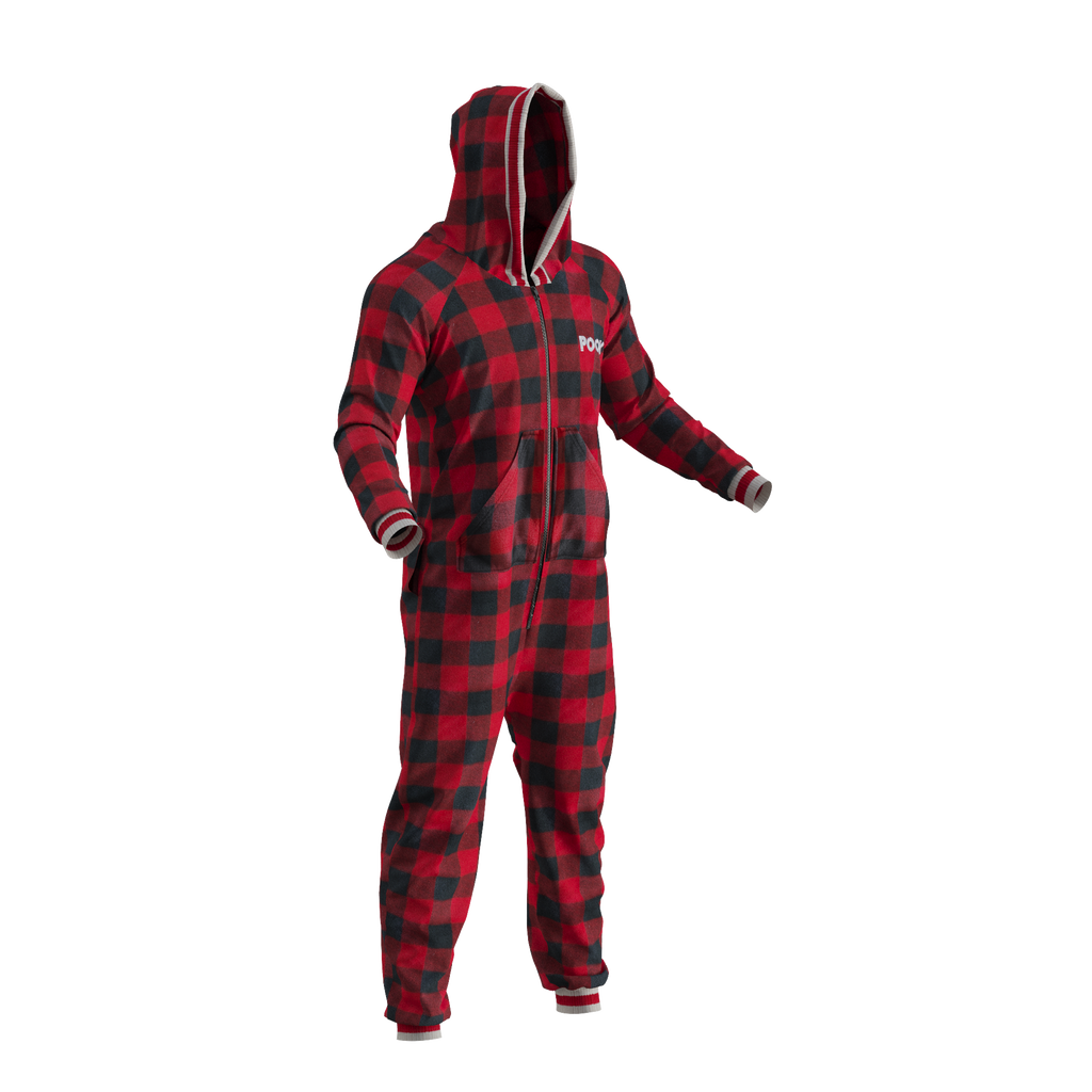 Pook Onesie - Red (Adult Unisex)