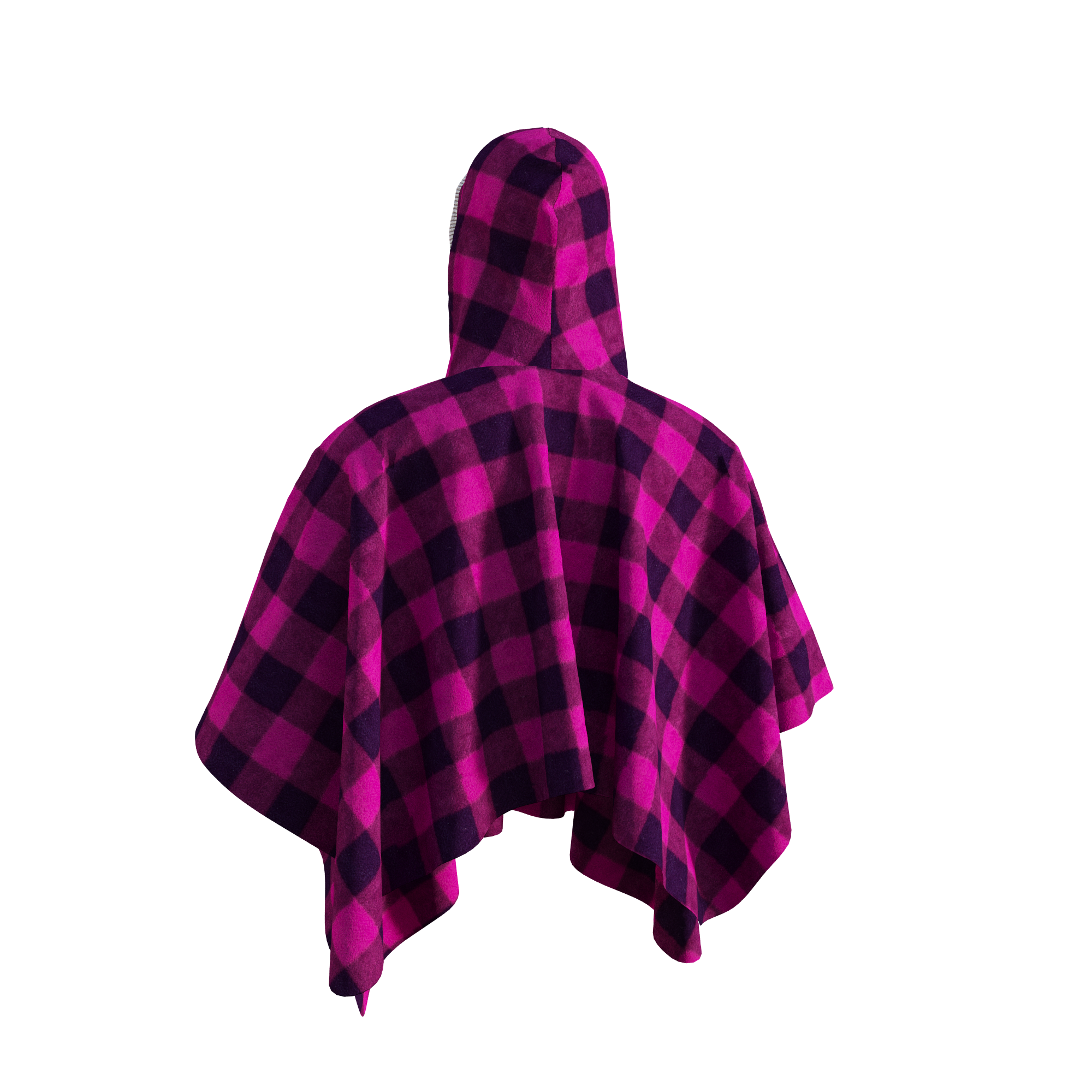 Pook Poncho - Adult Pink Polar Fleece w/ Snap Fastners