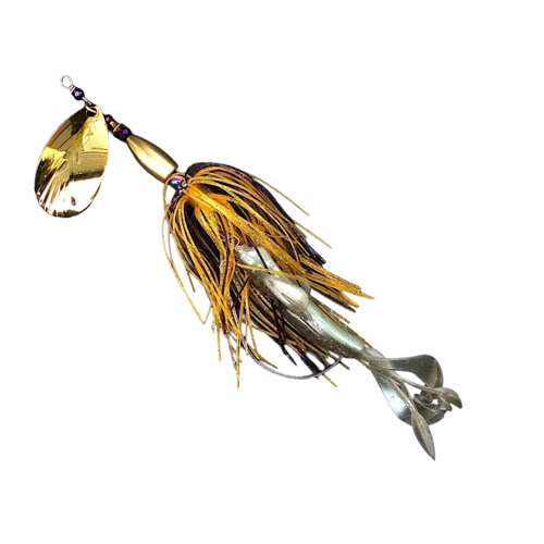 GTB Magnum In-Line #1 Spinners w/Crazy Flapper swimbait 1.2oz