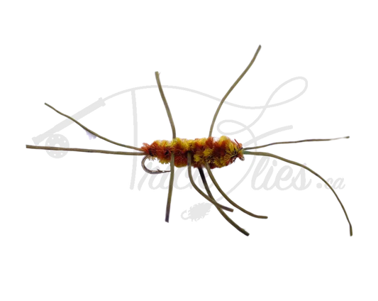 Pat's Rubber Legs Olive/Brown