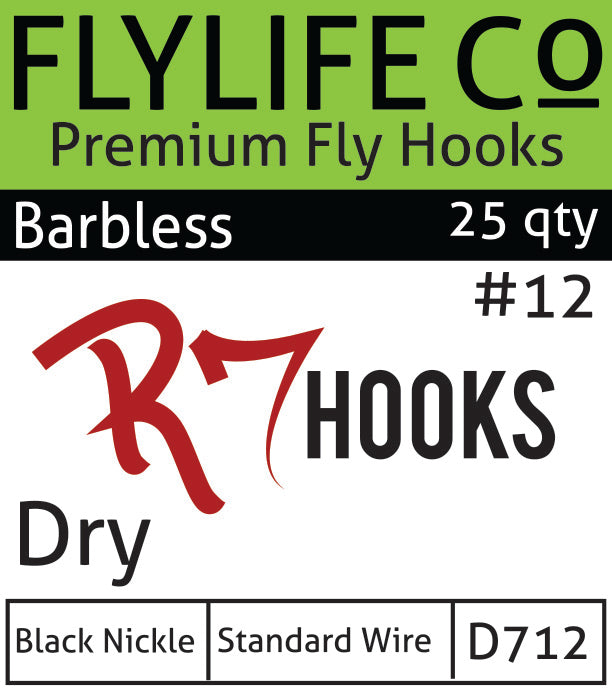 FLY LIFE CO - R7 DRY FLY HOOK