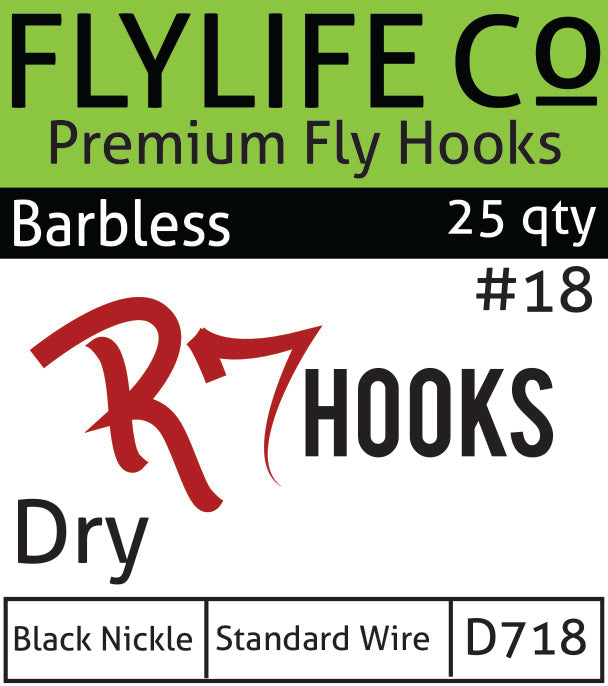 FLY LIFE CO - R7 DRY FLY HOOK