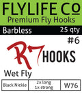 FLY LIFE CO - R7 WET FLY HOOK
