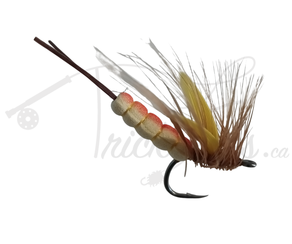 Realistic Feather Wing Mayfly Yellow