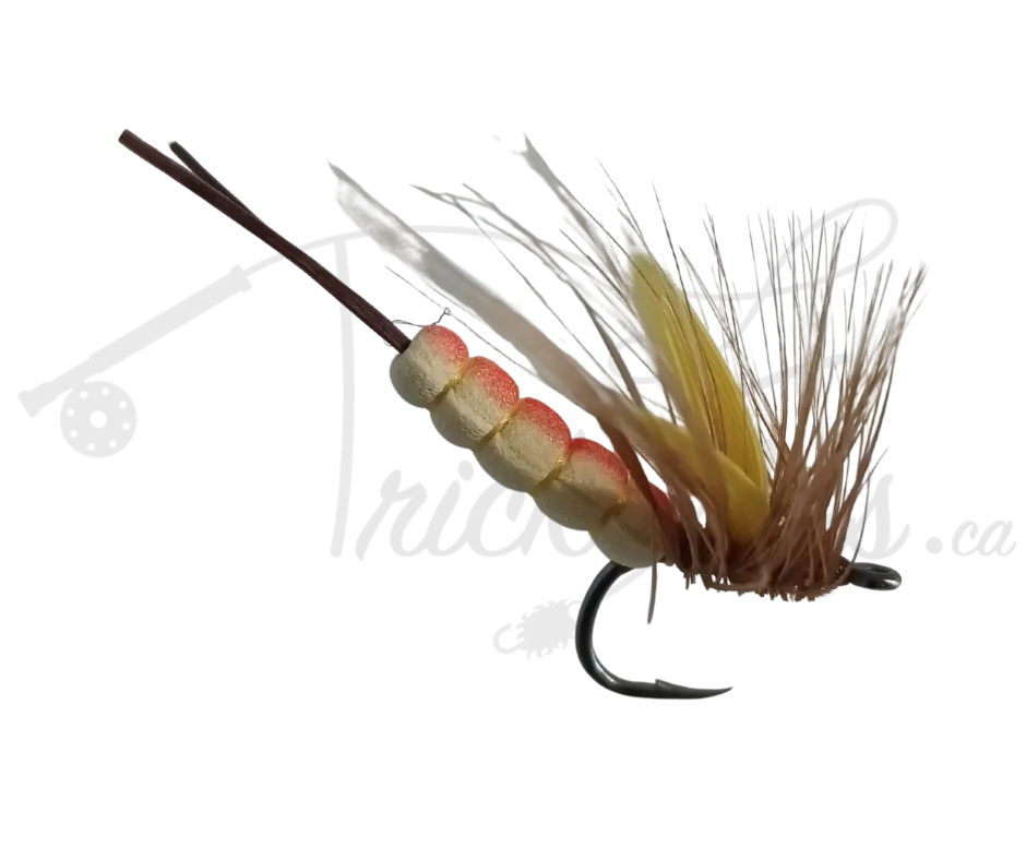 Realistic Feather Wing Mayfly Yellow