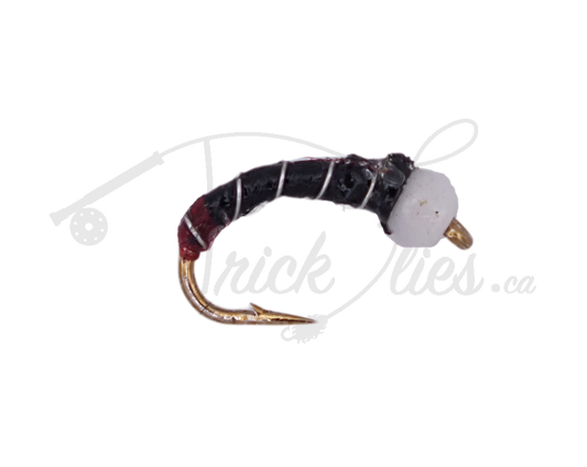 Red Butt Chironomid Black