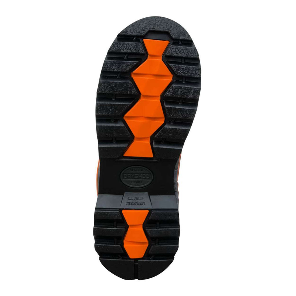 Dryshod Unisex Steel-Toe Max Mid CSA Black/Orange