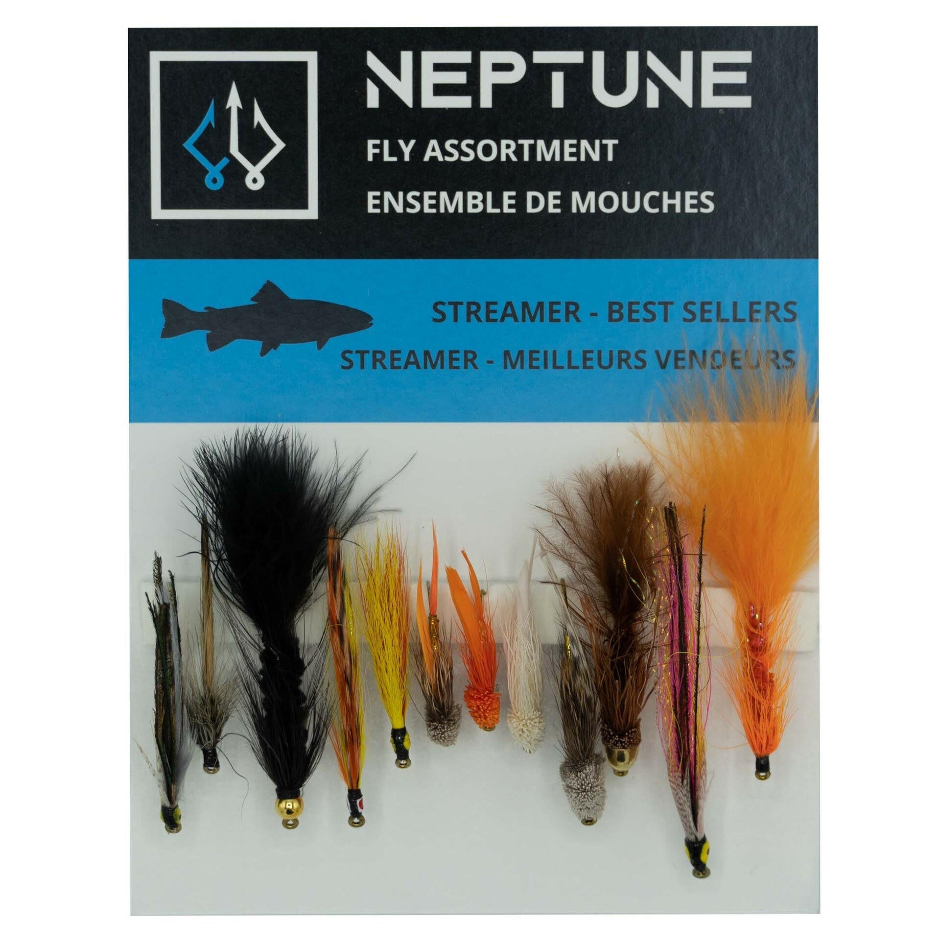 Neptune Streamer Flies Pack - Best Sellers 12/pk